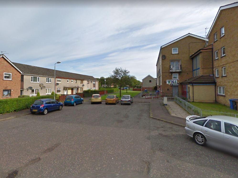 The attack took place on Hunter Drive in North Ayrshire town of Irvine