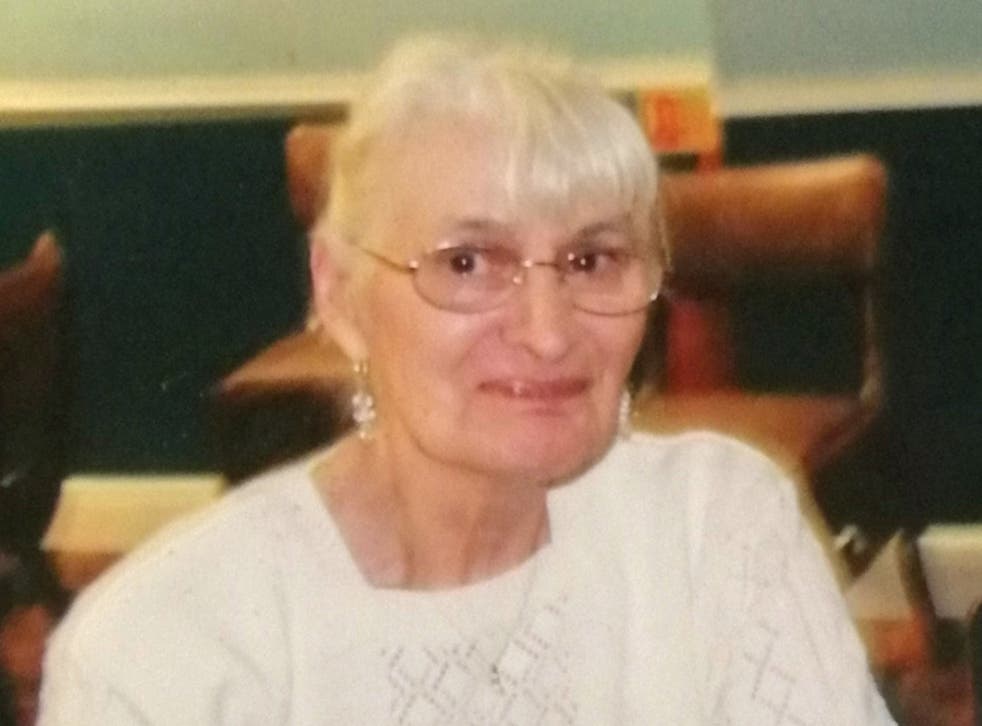 Irene Collins died four days after being attacked by a police dog in her home