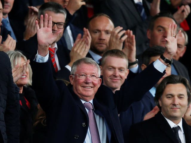 Sir Alex Ferguson is back at Old Trafford