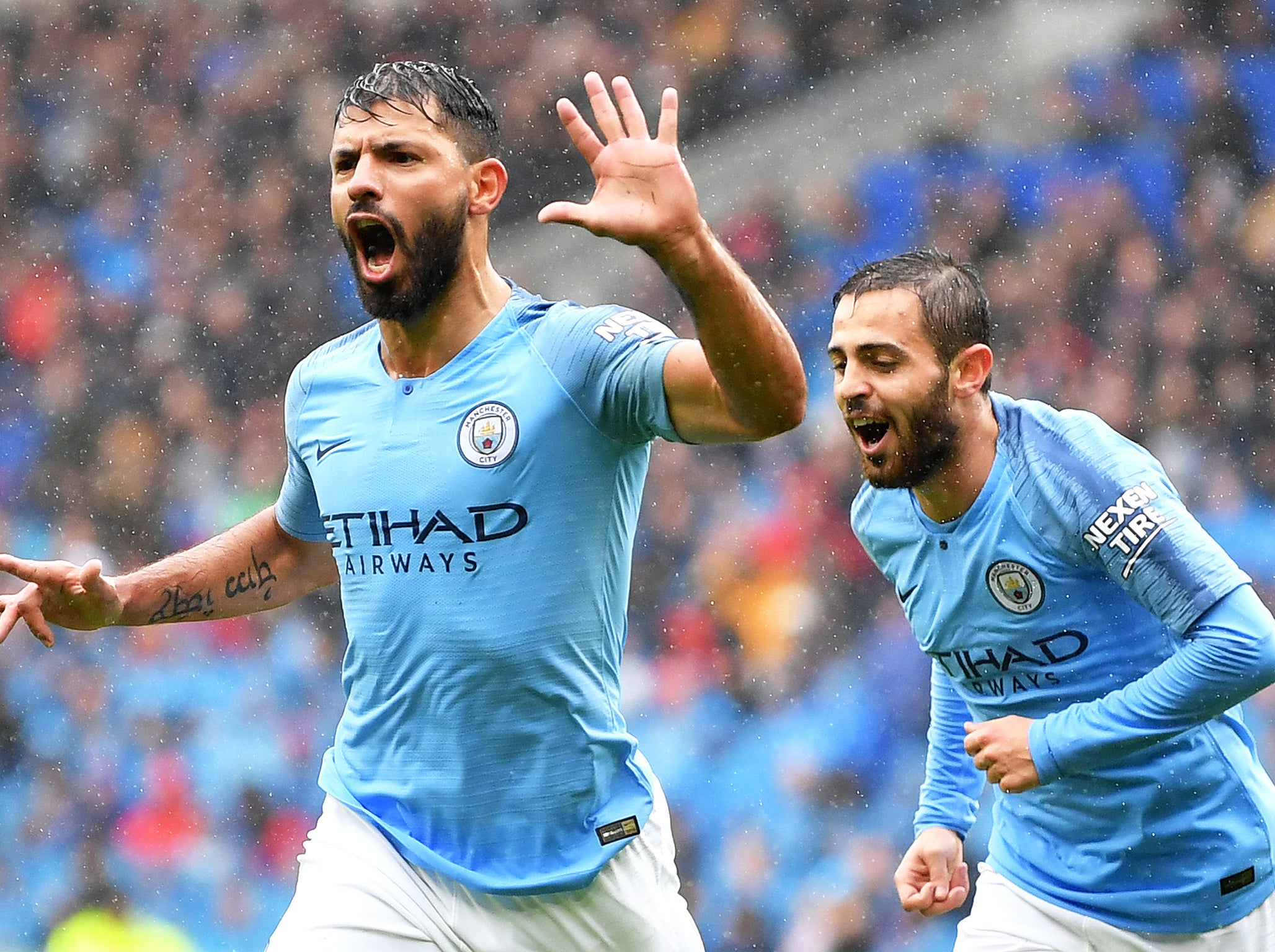 Sergio Aguero has made a fast start this season