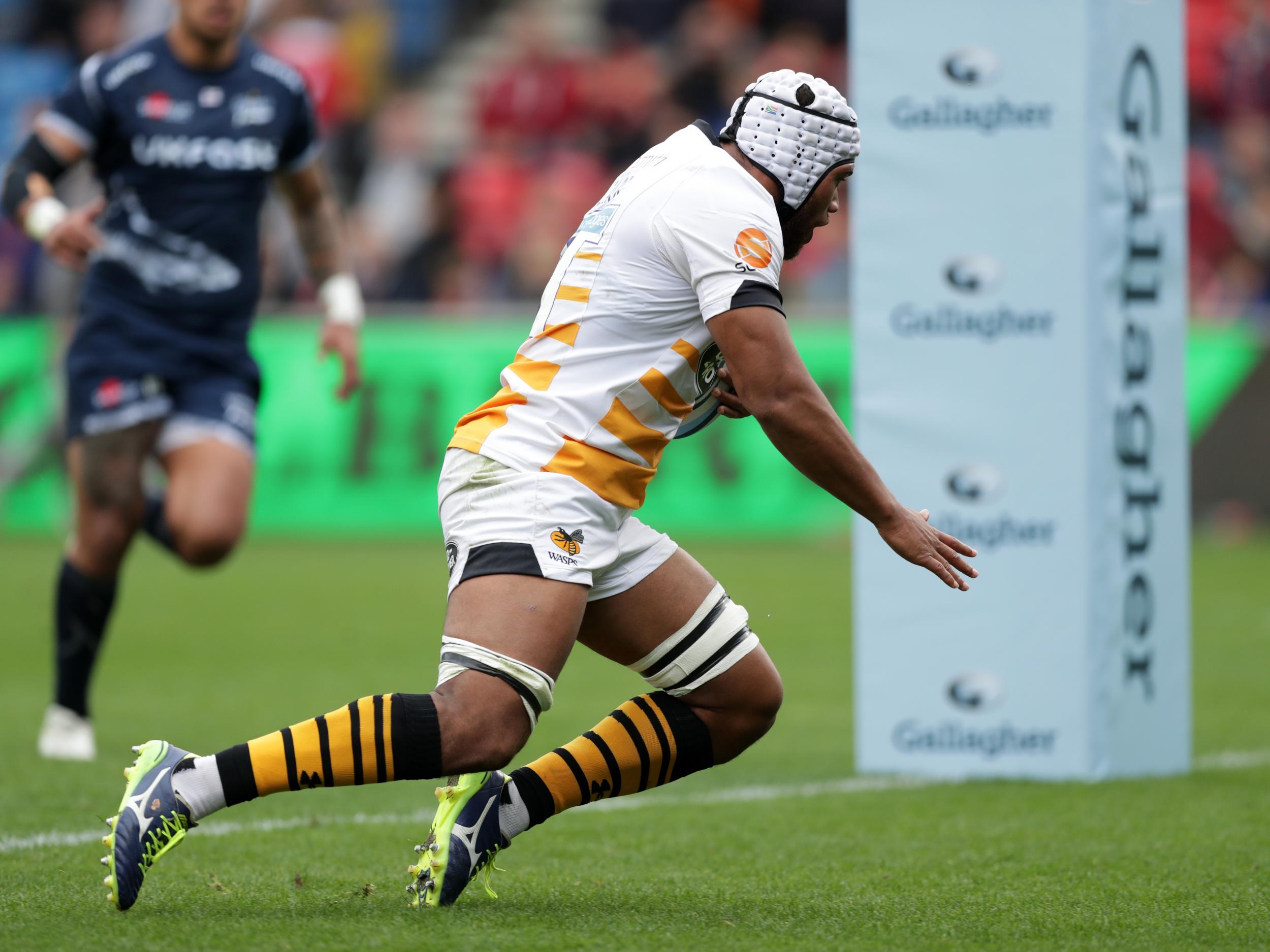 Nizaam Carr scores for Wasps