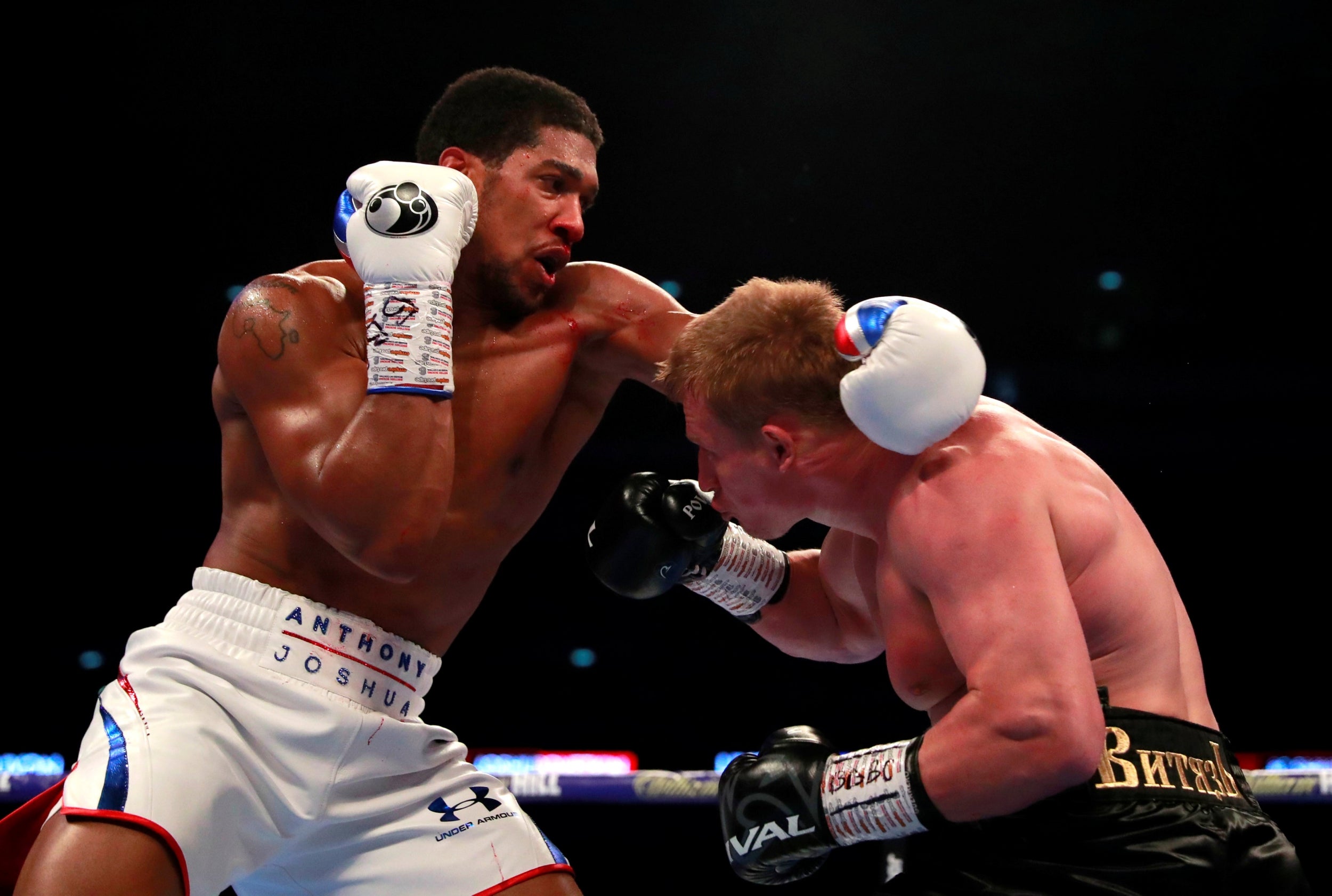 Anthony Joshua knocked out Alexander Povetkin in the seventh round