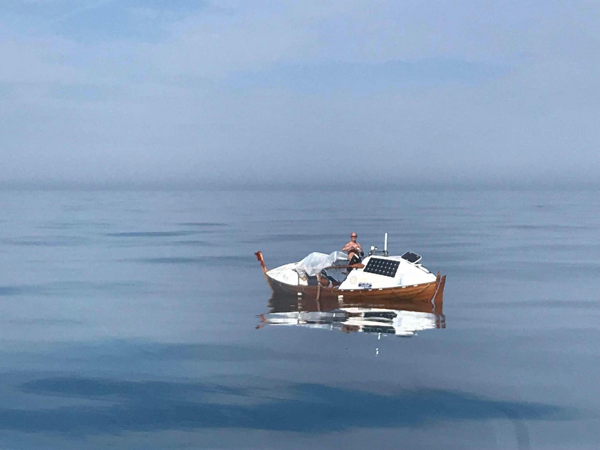 Atlantic rower rescued off coast of Lands End in homemade boat The Independent The Independent