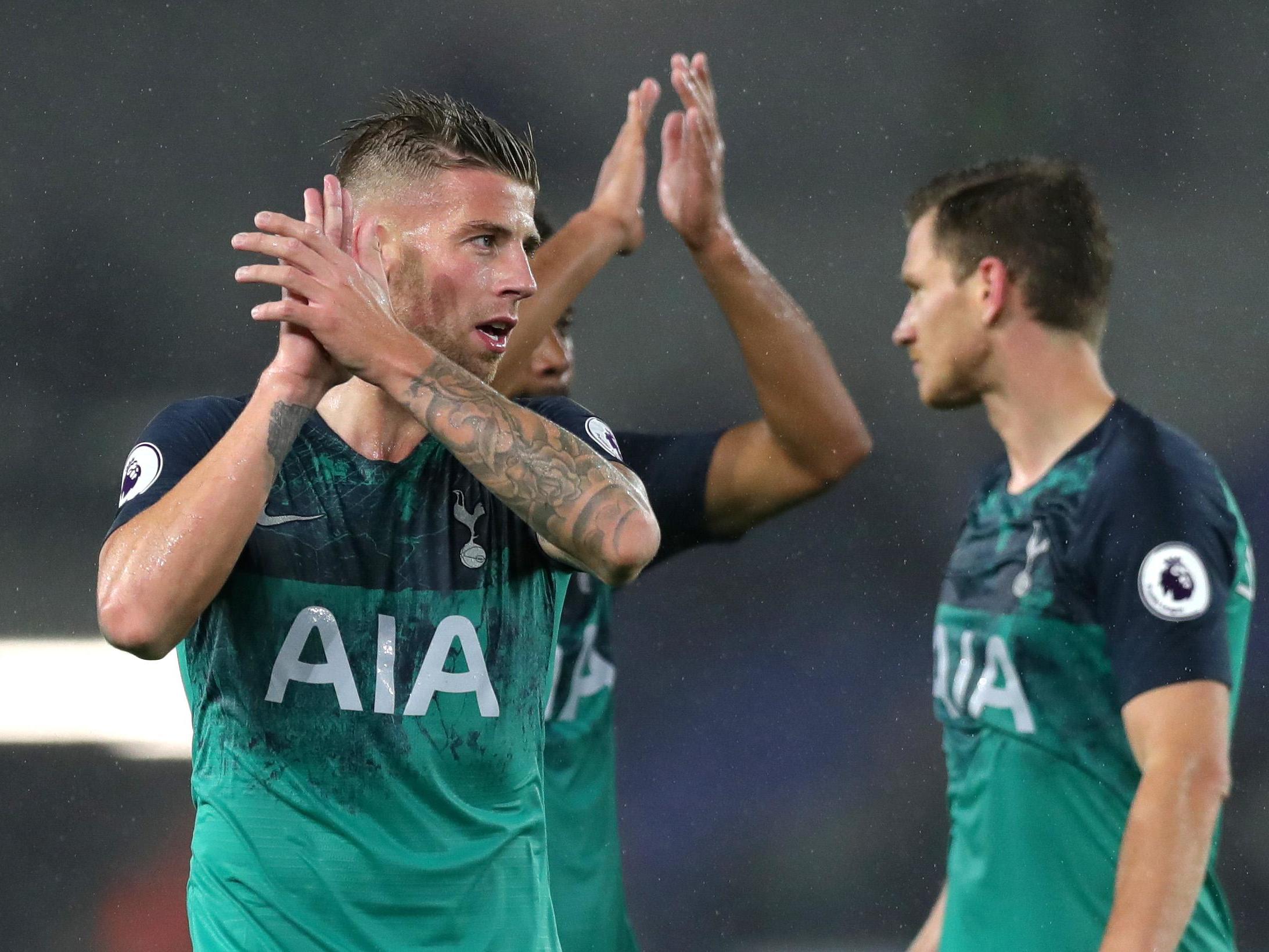 Toby Alderweireld and Jan Vertonghen were assertive at the back