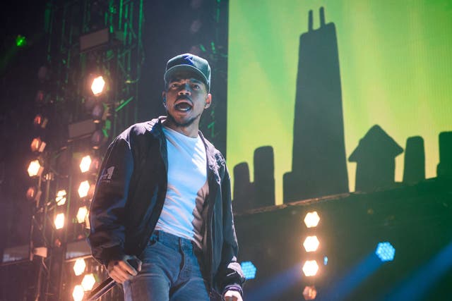 Chance the Rapper performs at the O2 Arena in London