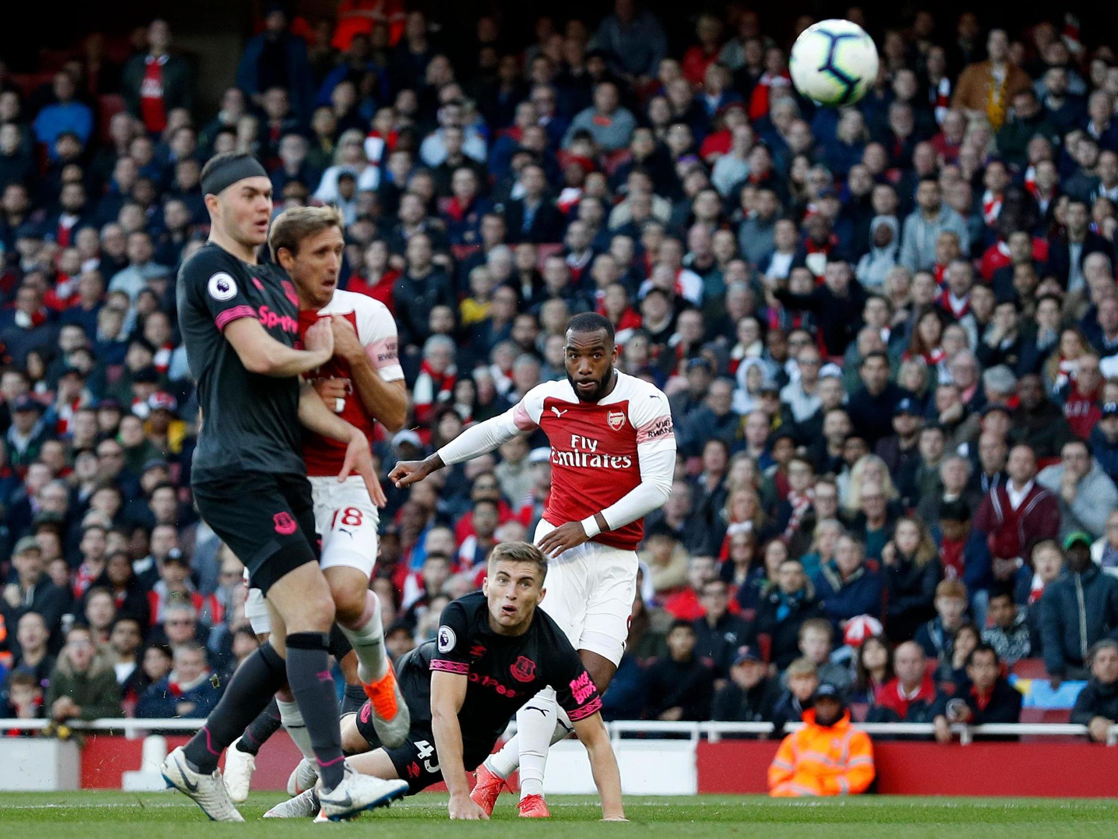 Arsenal news: Alexandre Lacazette was on the verge of being taken off before he opened the scoring against Everton