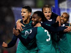 Tottenham stand replenished after much-needed win at Brighton