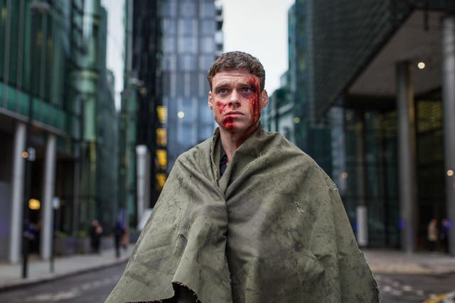 Richard Madden plays a veteran soldier with symptoms of post-traumatic stress disorder in the acclaimed TV drama