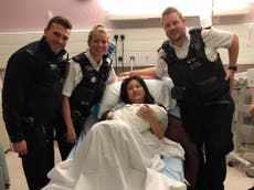 Police officers deliver baby girl in five minutes in London street
