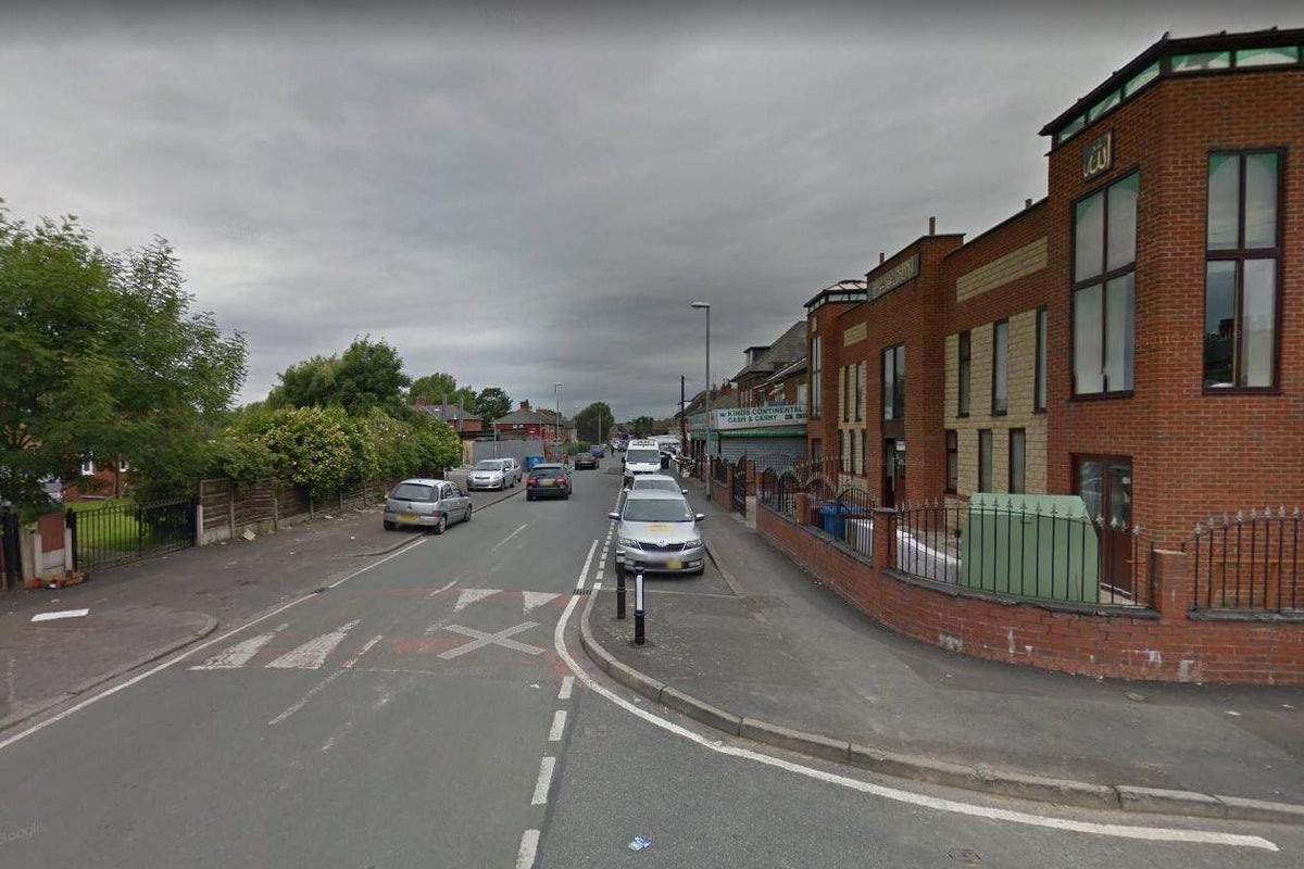 Teenage boy stabbed in minibus outside mosque after three men smash through windows in unprovoked attack