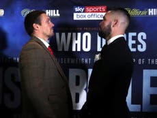 Bellew vows to ‘find a way’ to beat ‘monster’ Usyk