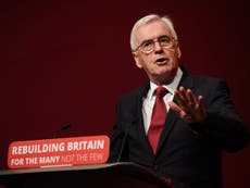 John McDonnell dismisses union leader's opposition to new referendum