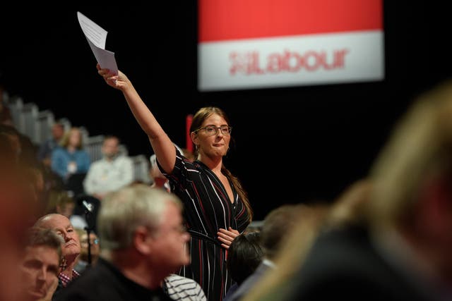 <p>Laura Pidcock, out of parliament but back as a member of Labour’s NEC</p>