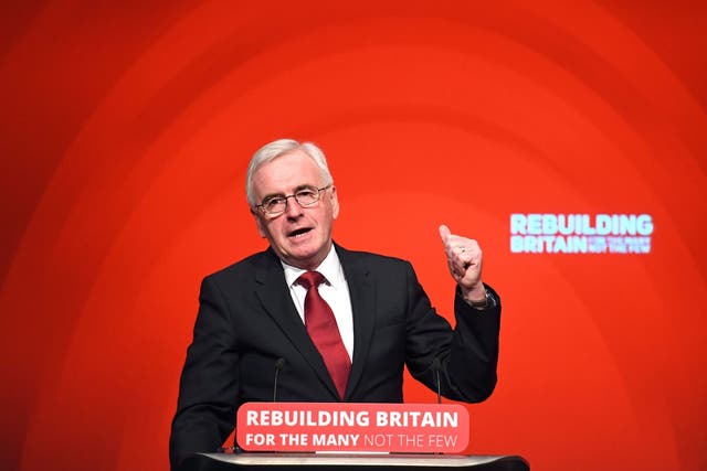 Last month John McDonnell called on Theresa May to call a general election and let Labour negotiate Brexit