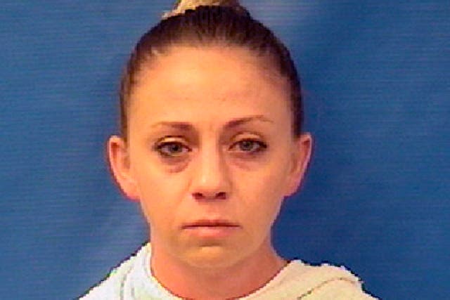 File photo provided by the Kaufman County Sheriff's Office shows Amber Renee Guyger, a former Dallas police officer accused of fatally shooting her neighbour, Botham Shem Jean, inside his own apartment.