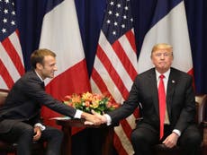 Trump attacks Macron's call for EU army to defend against US