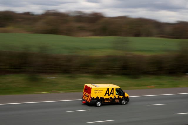 The AA said extreme weather led to a higher than usual number of breakdowns
