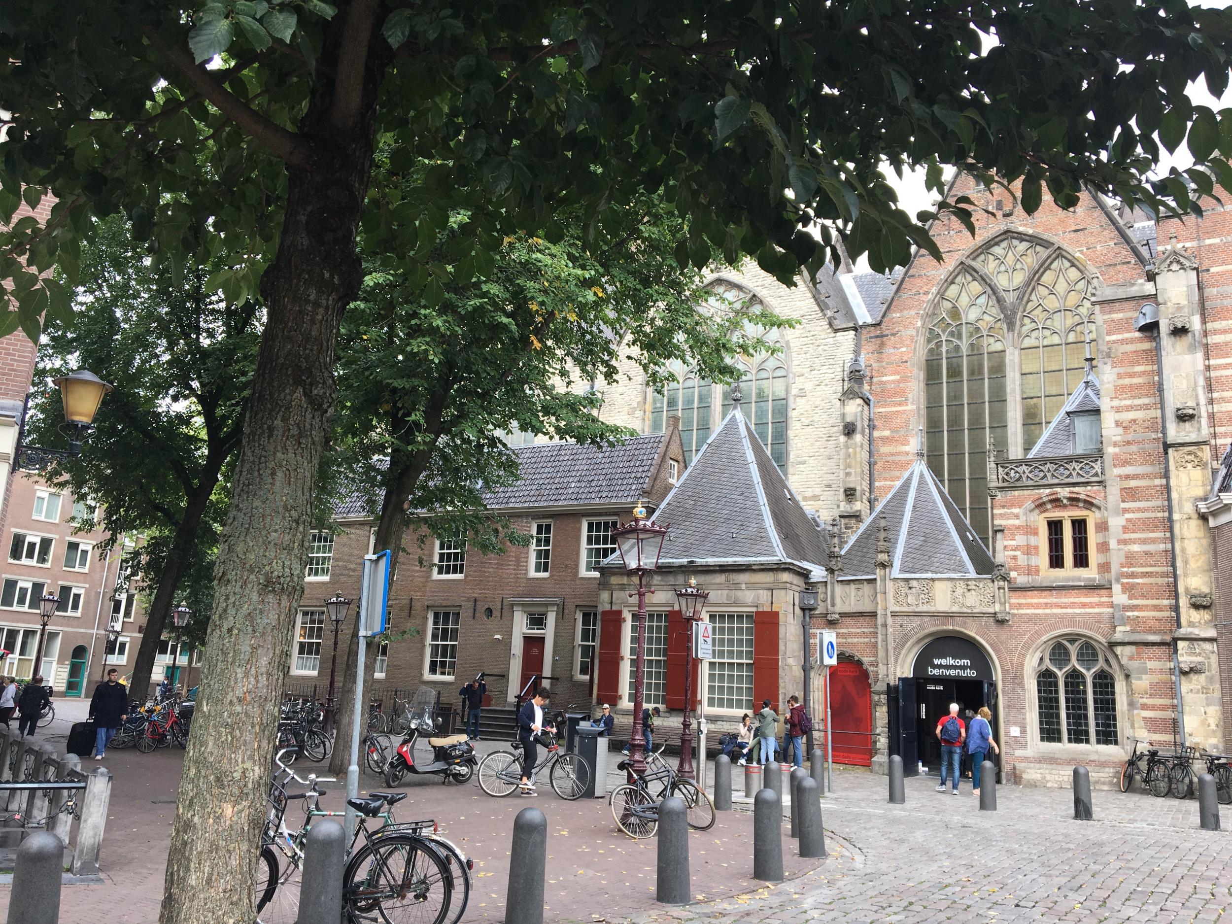Amsterdam’s Oude Kerk dates back to the 14th century