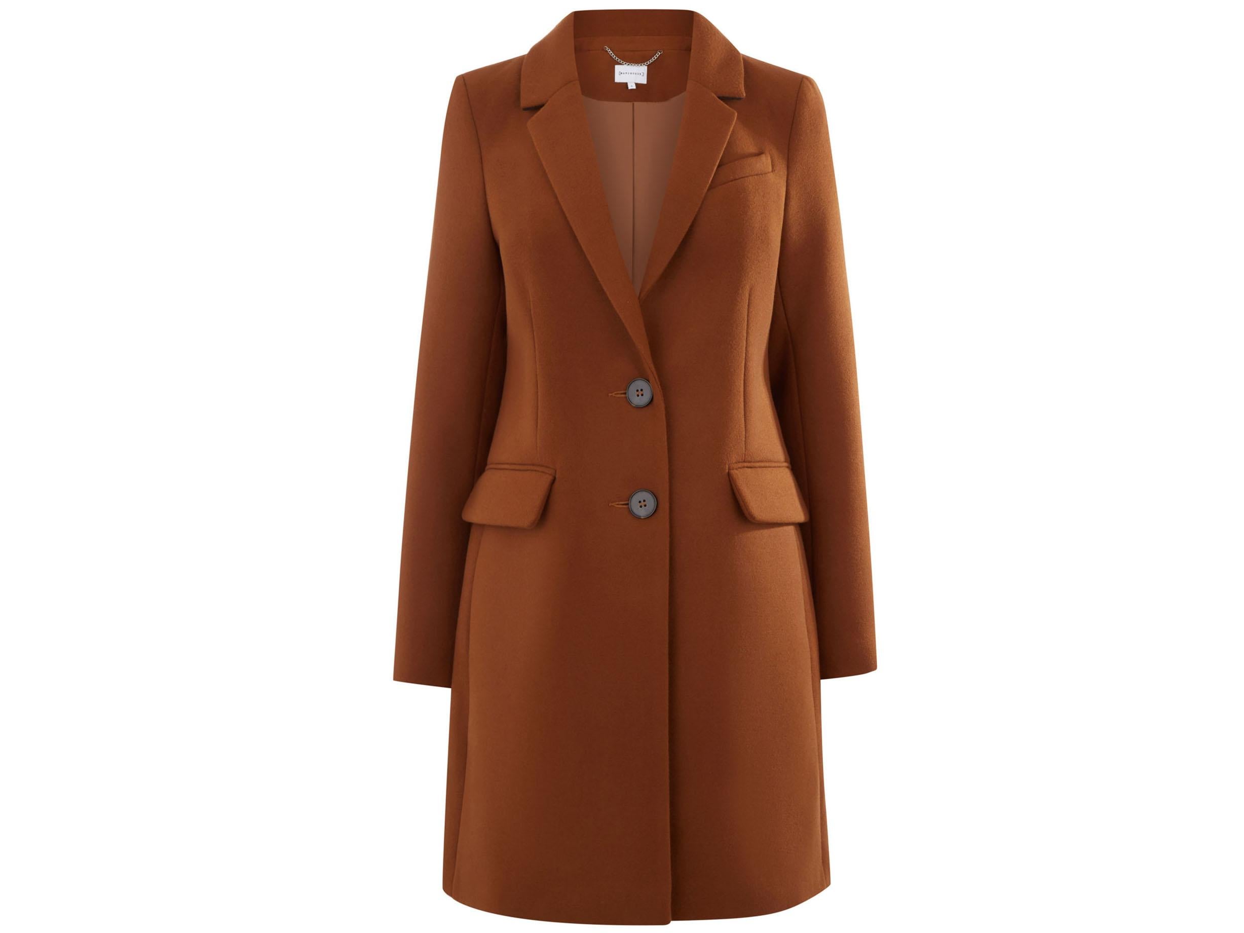 Single-Breasted Coat, £86, Warehouse