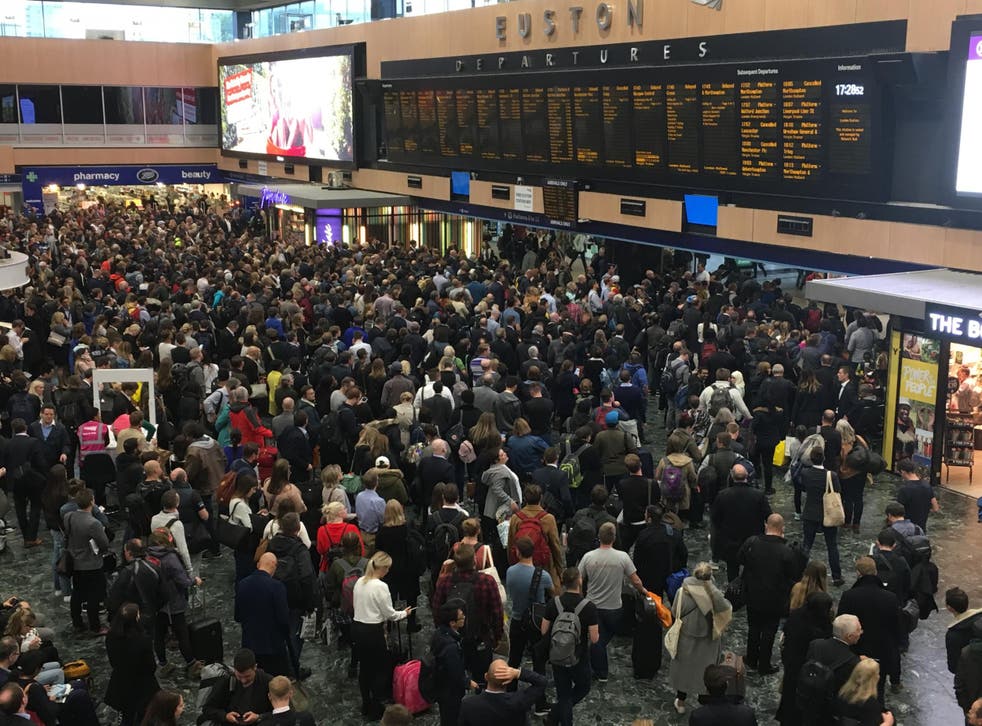 Slow line: Euston is the fifth-busiest station in Britain