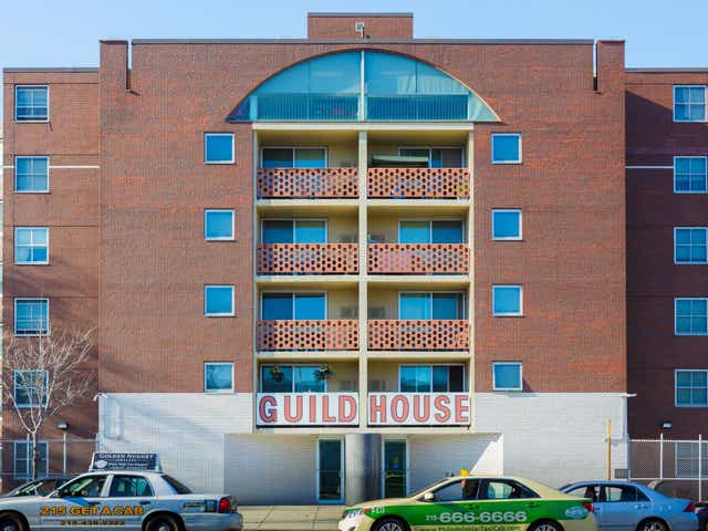 Guild House, a seminal 1963 postmodern residential building by Robert Venturi in Philadelphia