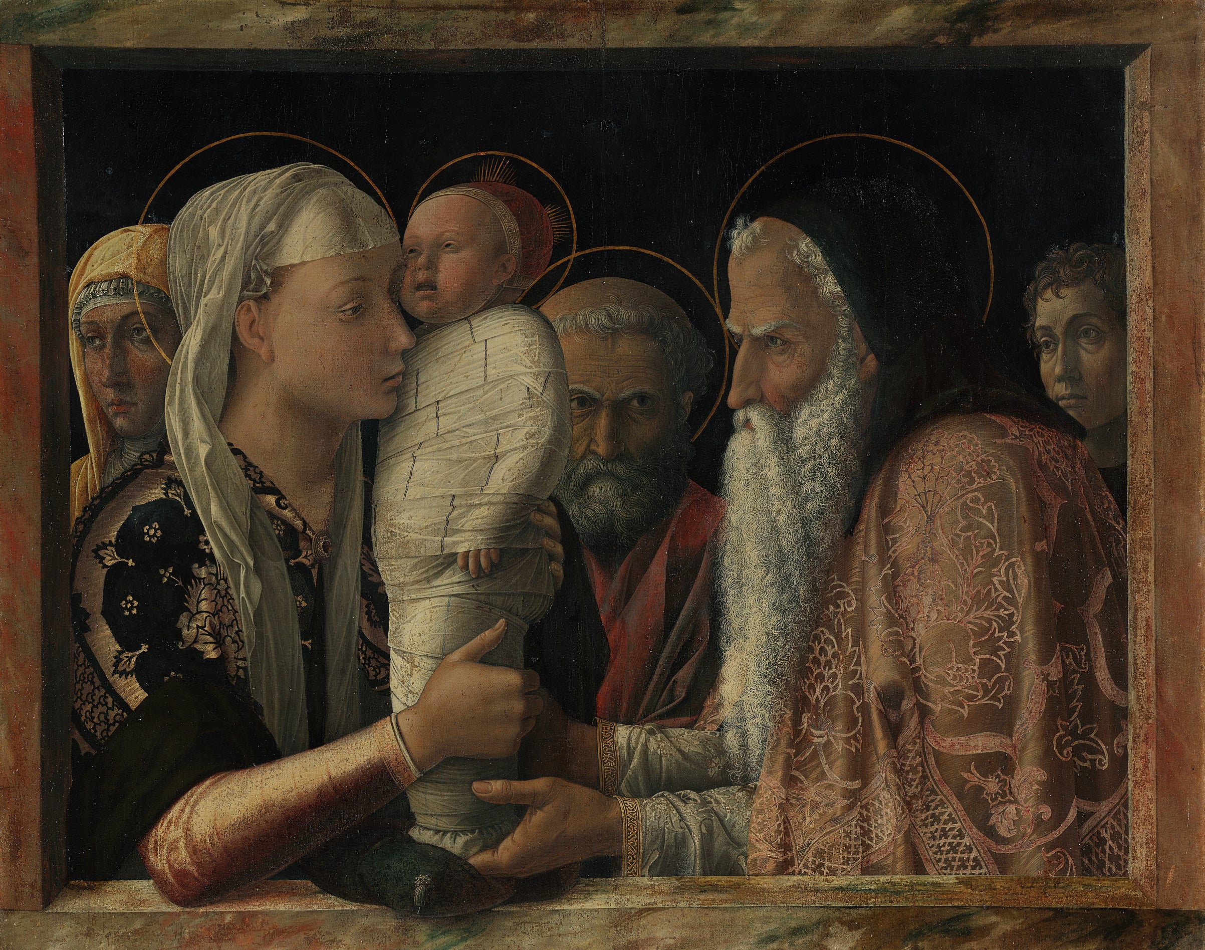 Andrea Mantegna, ‘The Presentation of Christ in the Temple’, about 1454 (Staatliche Museen zu Berlin, Gemäldegalerie/ Christoph Schmidt)
