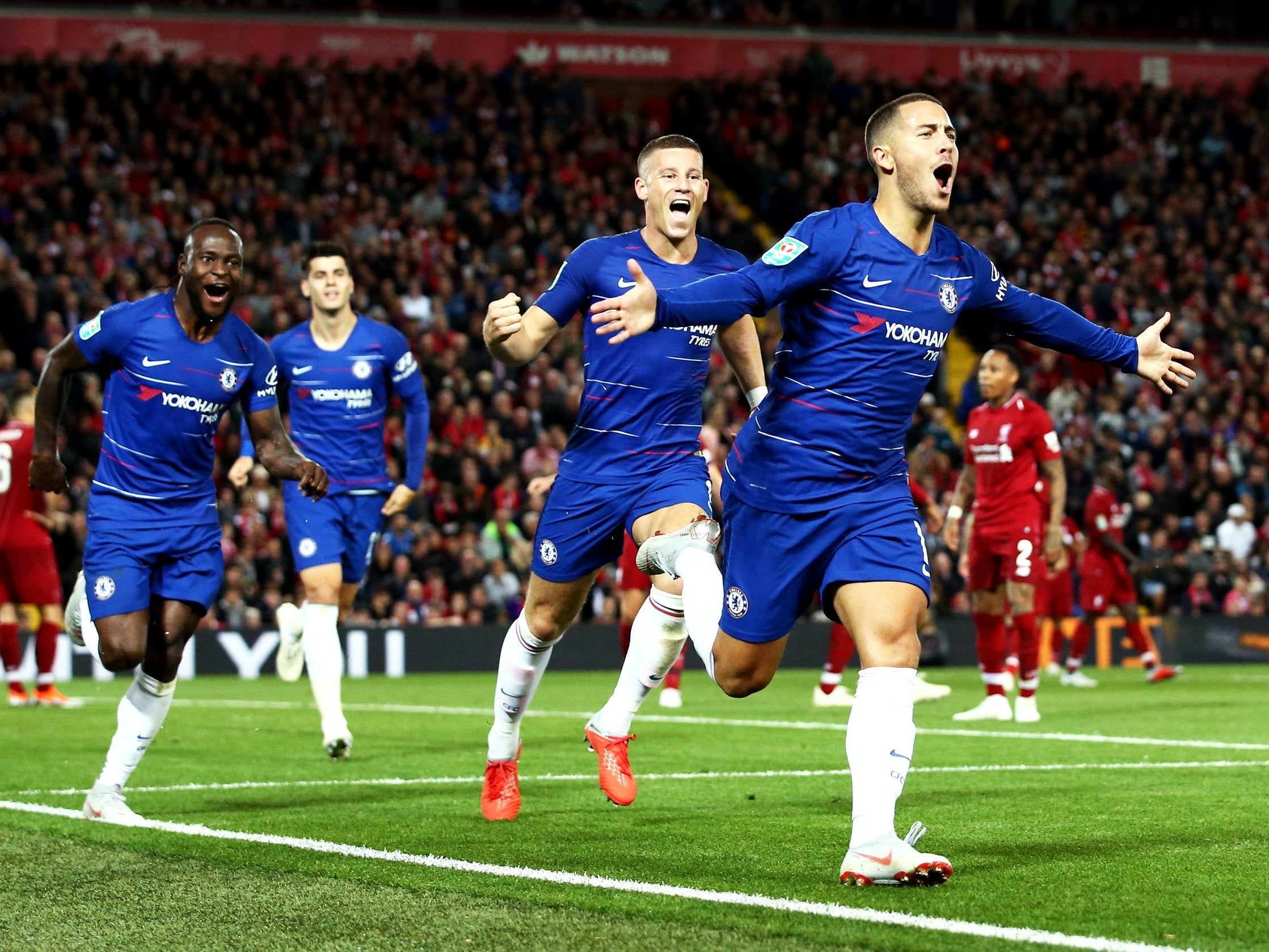 Eden Hazard wants trophies with Chelsea not individual acclaim after EFL Cup masterclass against Liverpool