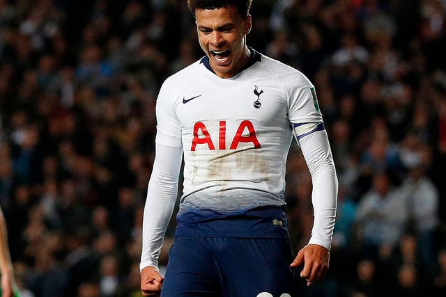 Dele Alli scored the winning penalty at the ground his career started at