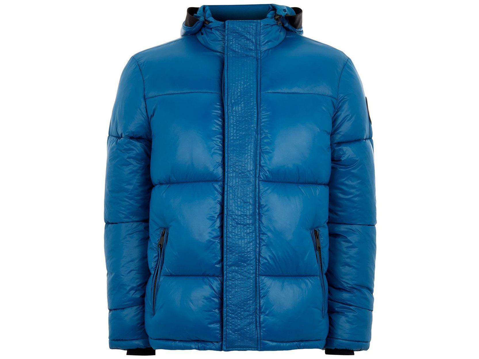 Blue Puffer Jacket, £70, Topman