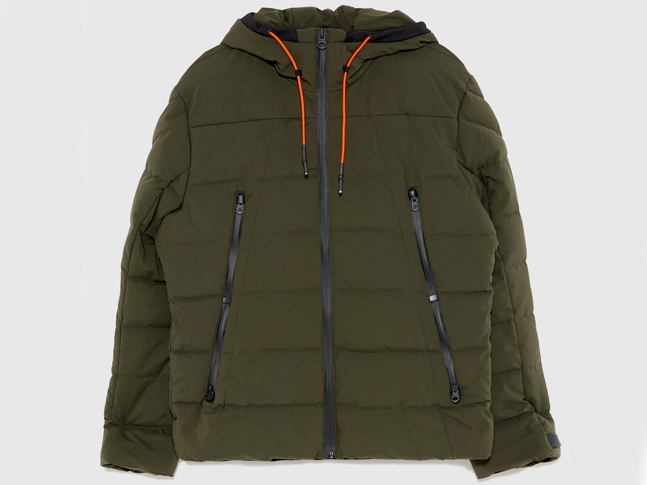 Down Puffer Jacket with Hood, £69.99, Zara