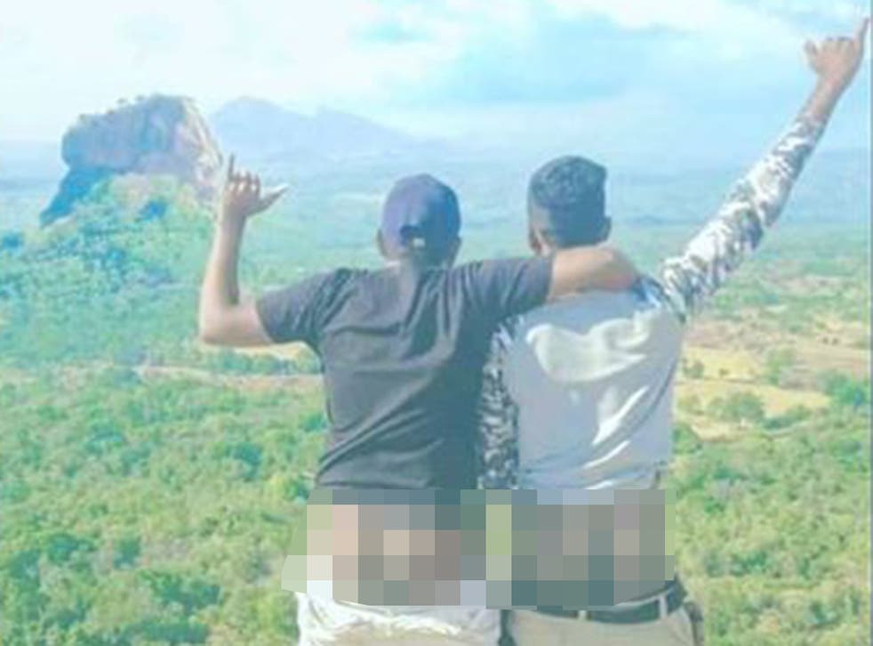 Young men arrested in Sri Lanka for posing with bare backsides at sacred  Buddhist site | The Independent | The Independent