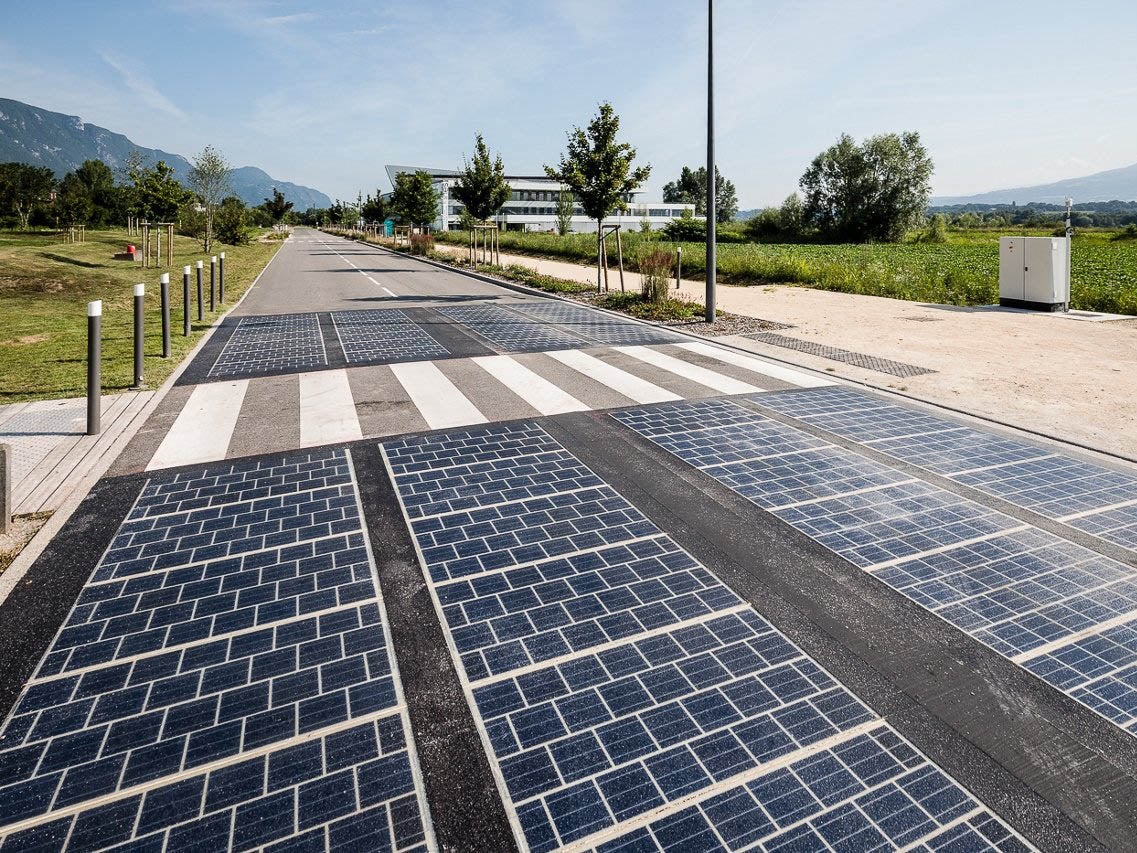 Solar panels on roads are more prone to shading