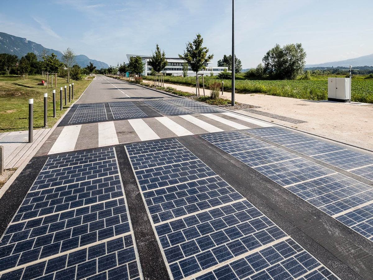 Why roads paved with solar panels are not such a bright idea | The  Independent | The Independent
