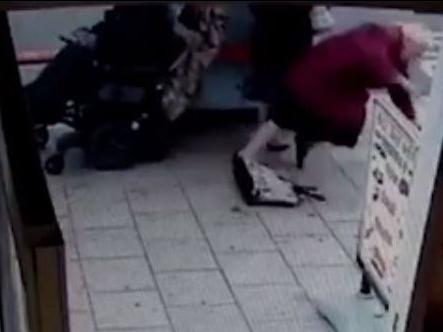 CCTV footage was played in court