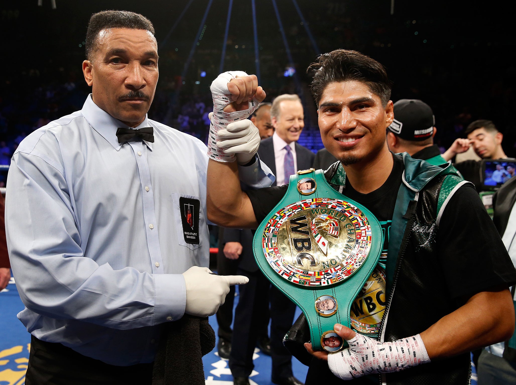 Mikey Garcia currently holds the WBC and IBF lightweight titles