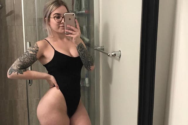 Fitness blogger shows off weight-gain transformation