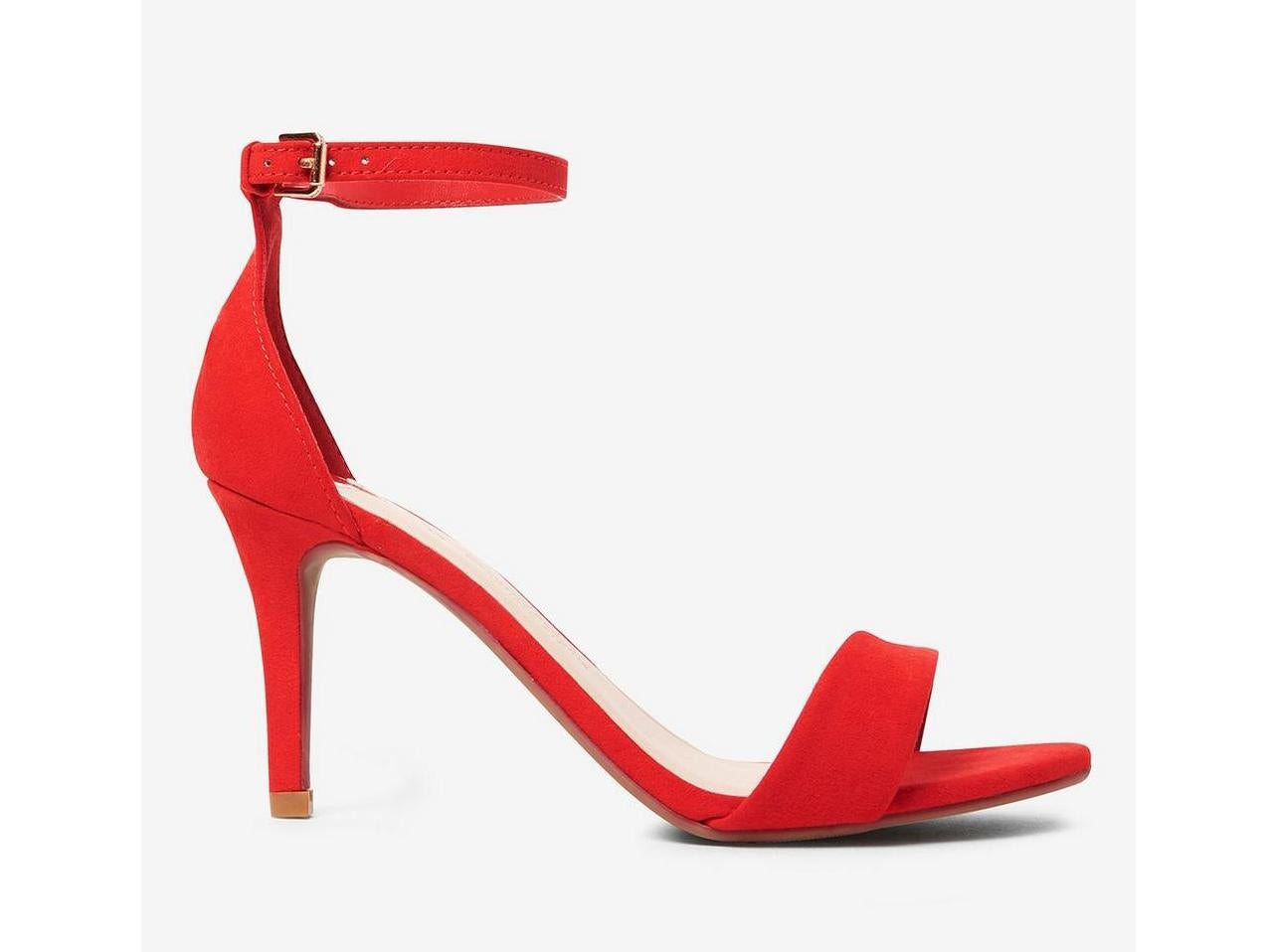 red wide fit heels