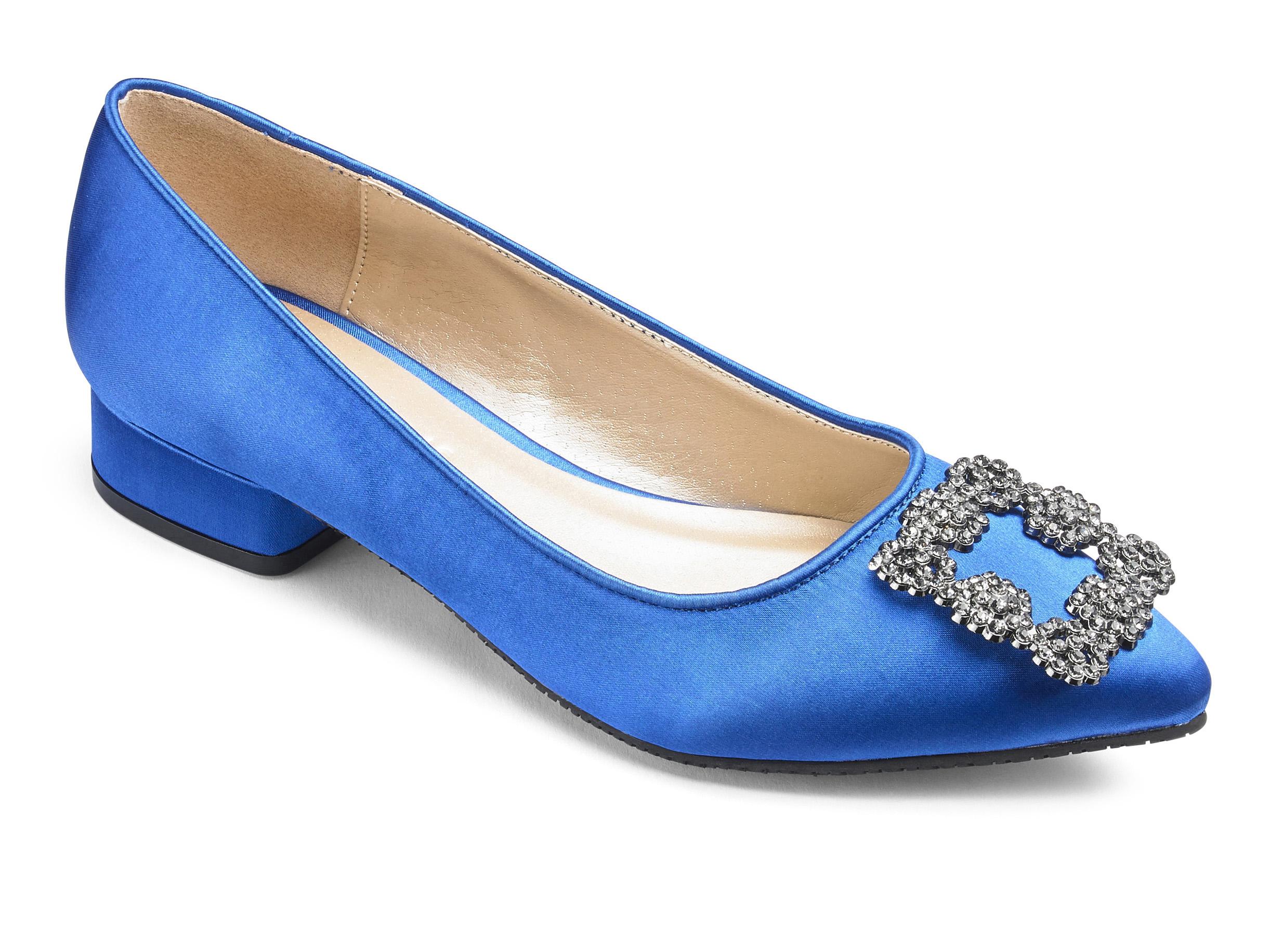 wide fit cobalt blue shoes