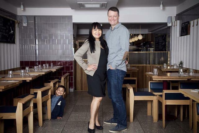 The chef met her husband in Hong Kong and after moving the London, the pair set up their first restaurant in Soho