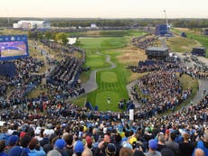 What the first tee at the Ryder Cup really feels like