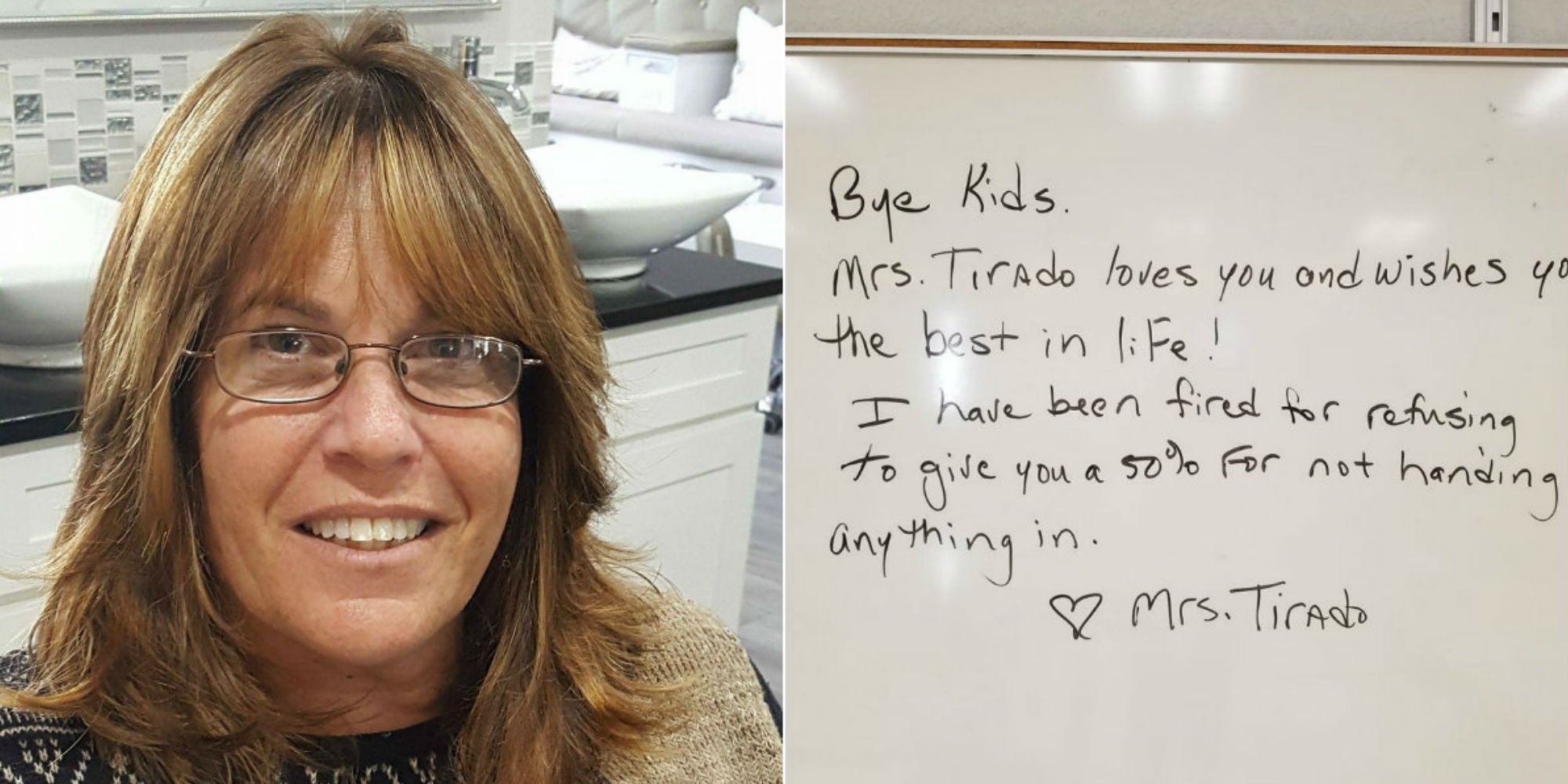 Down With Homework Teachers Viral Note >> This Teacher Reveals She Was Fired For Giving Zeroes To Students Down With Homework Teachers Viral Note >> This Teacher Reveals She Was Fired For Giving Zeroes To Students