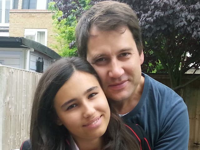 Natasha Ednan-Laperouse, pictured with her father Nadim, who died after she fell ill on a flight