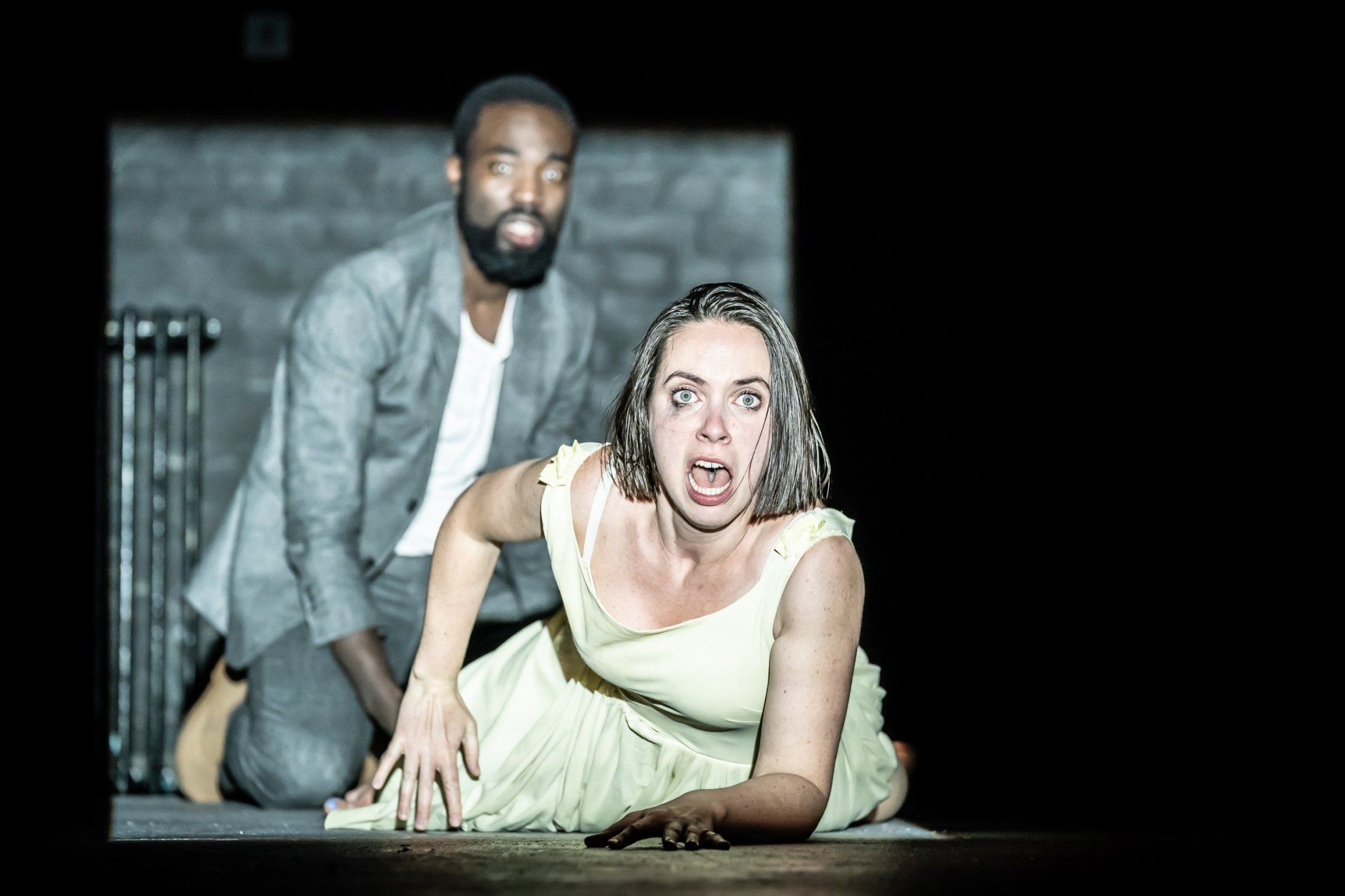 Paapa Essiedu and Kate O’Flynn in ‘Pinter One’ as part of Pinter at the Pinter