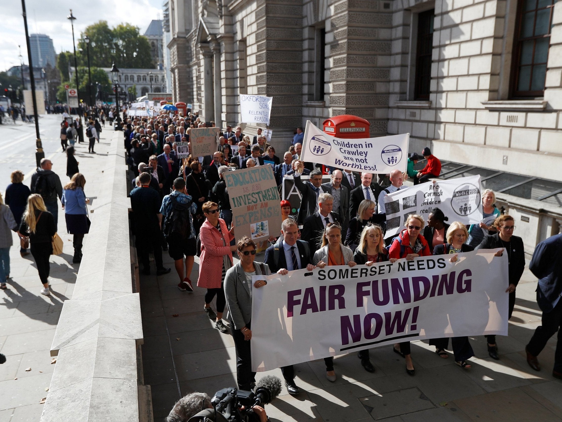 The march commenced at 11.30am from Parliament Square.