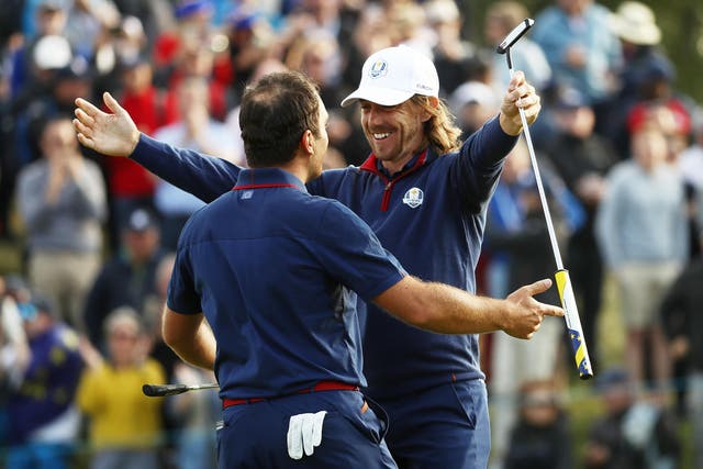 Tommy Fleetwood and Francesco Molinari starred for Team Europe