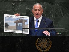 Iran dismisses Netanyahu’s ‘secret atomic warehouse’ claim