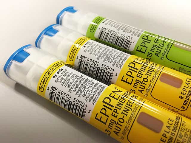 EpiPens are the most commonly-used adrenaline auto-injectors in the UK