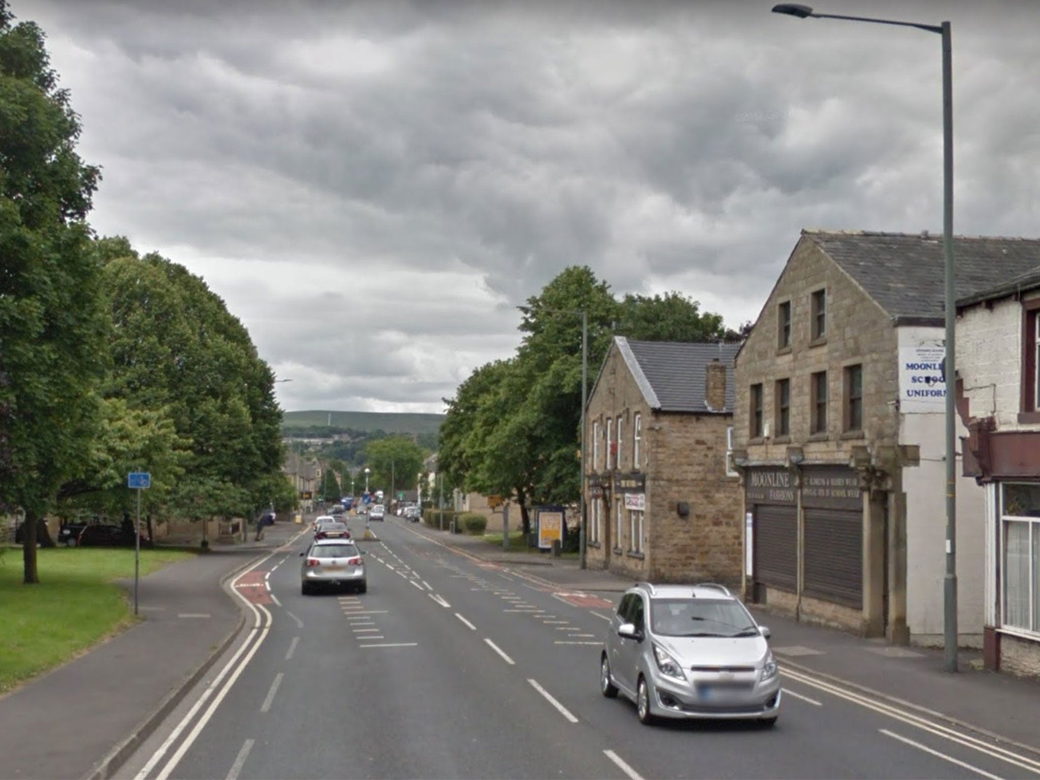 Police had been pursuing the vehicle in Colne Road in Burnley at the time of the crash