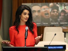 Amal Clooney calls for pardons for two reporters jailed in Myanmar