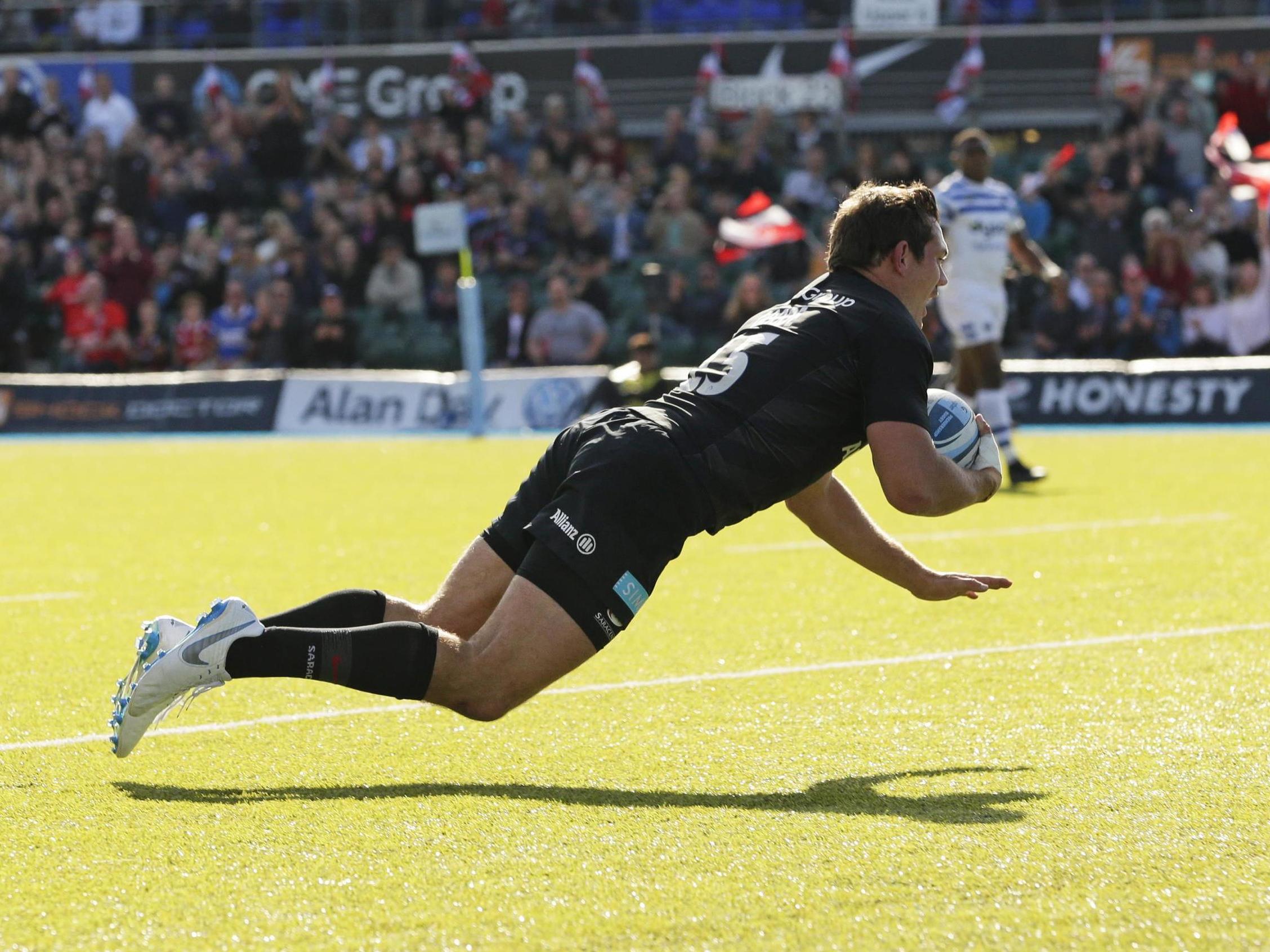 Saracens thrashed a second-string Bath